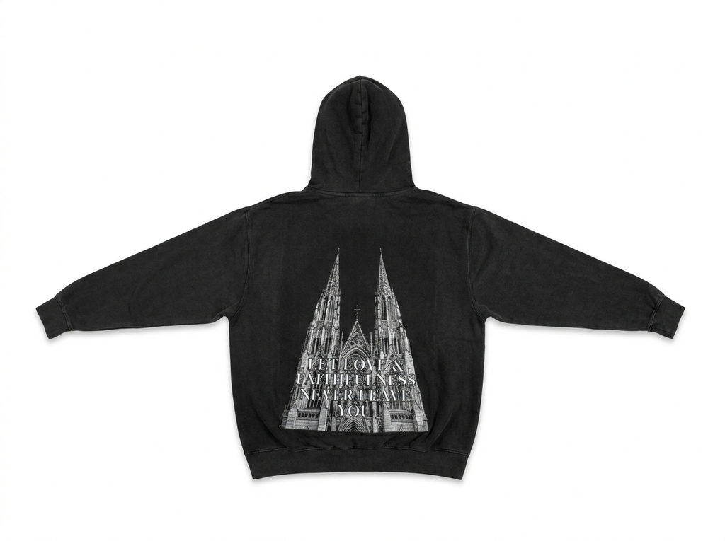 Dark Grey Loyalty proverbs hoodie